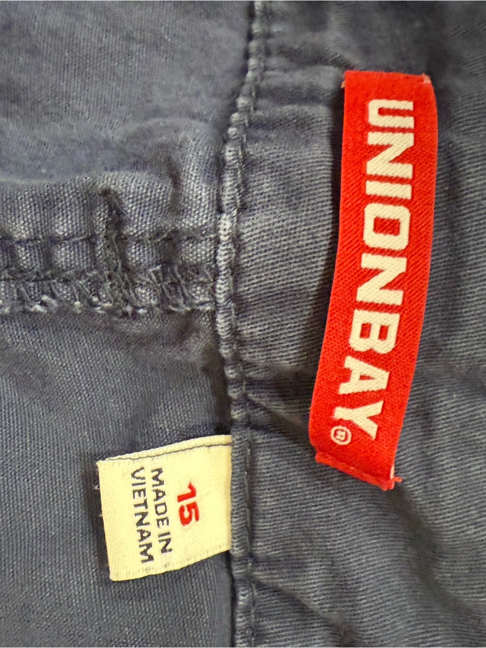 UNIONBAY Slate Blue Casual Shorts with Red Tag - Picture 3 of 3